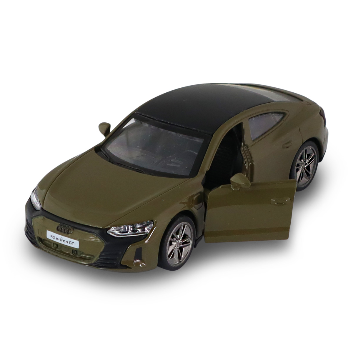 Автомодель Audi RS E-tron GT Techno Drive 1:43 металева з функцією pull back Коричнева — превʼю 30