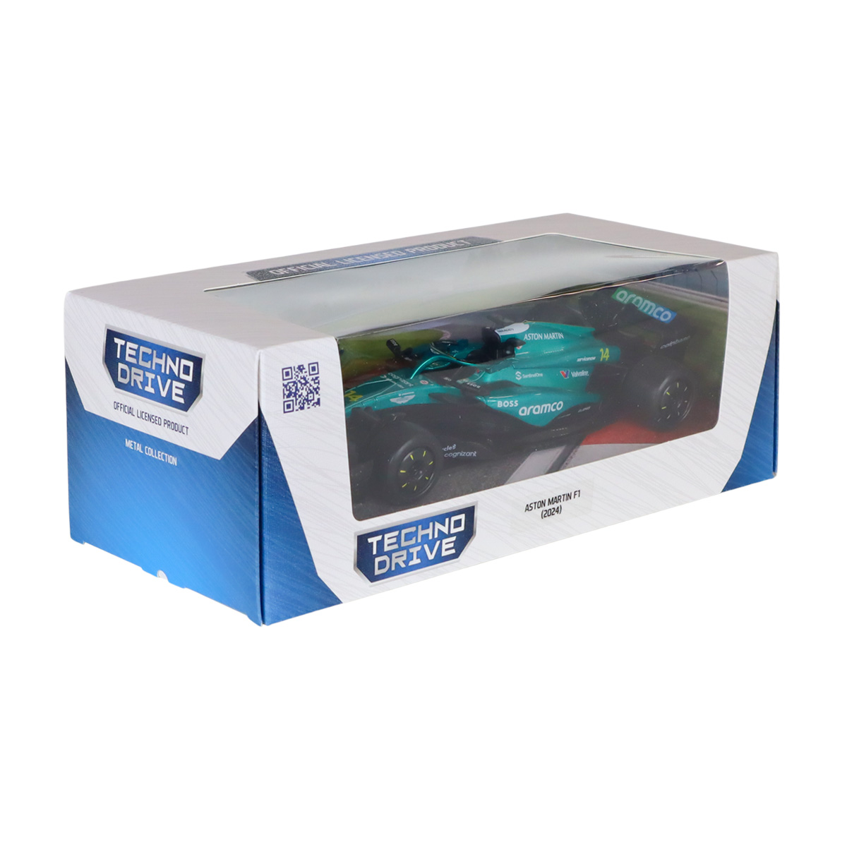 Автомодель Techno Drive Aston Martin F1 2024 металева 1:24 Бірюзова — превʼю 21