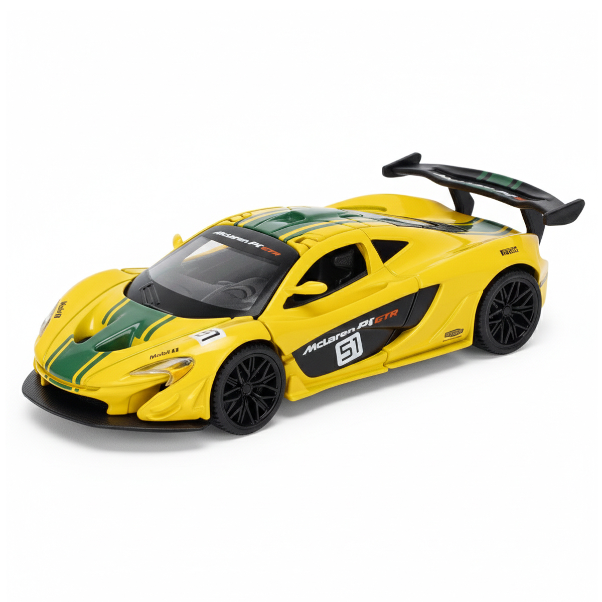 Автомодель McLaren P1 Techno Drive 1:24 Жовта — превʼю 16