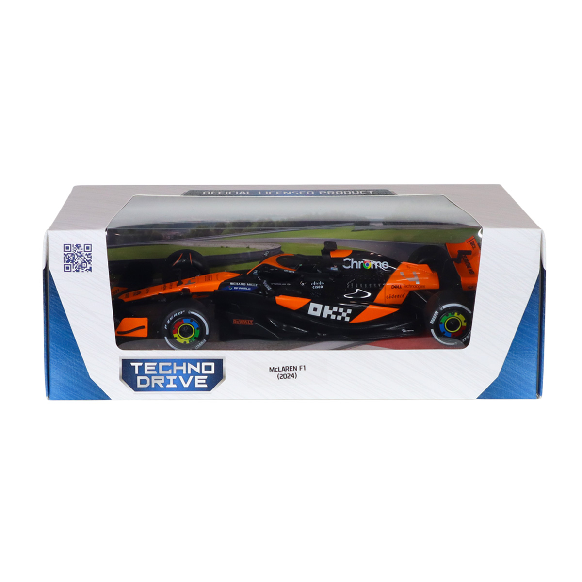 Автомодель McLaren F1 2024 Techno Drive 1:24 Помаранчева — превʼю 20