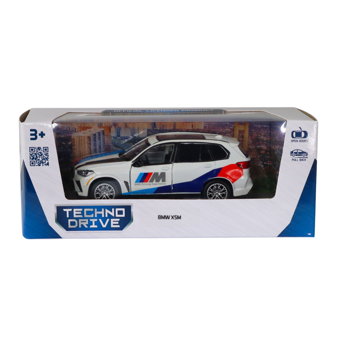 Автомодель BMW X5 M Techno Drive металева 1:43 Біла — превʼю 20