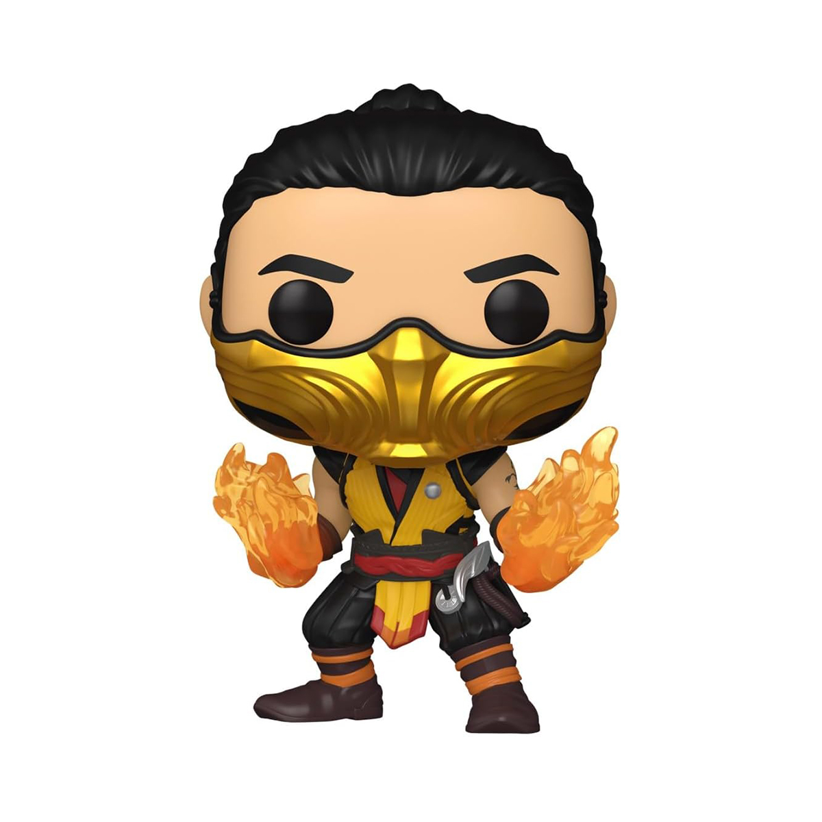 Колекційна ігрова фігурка Mortal Kombat - Scorpion Funko Pop Жовтий — превʼю 5