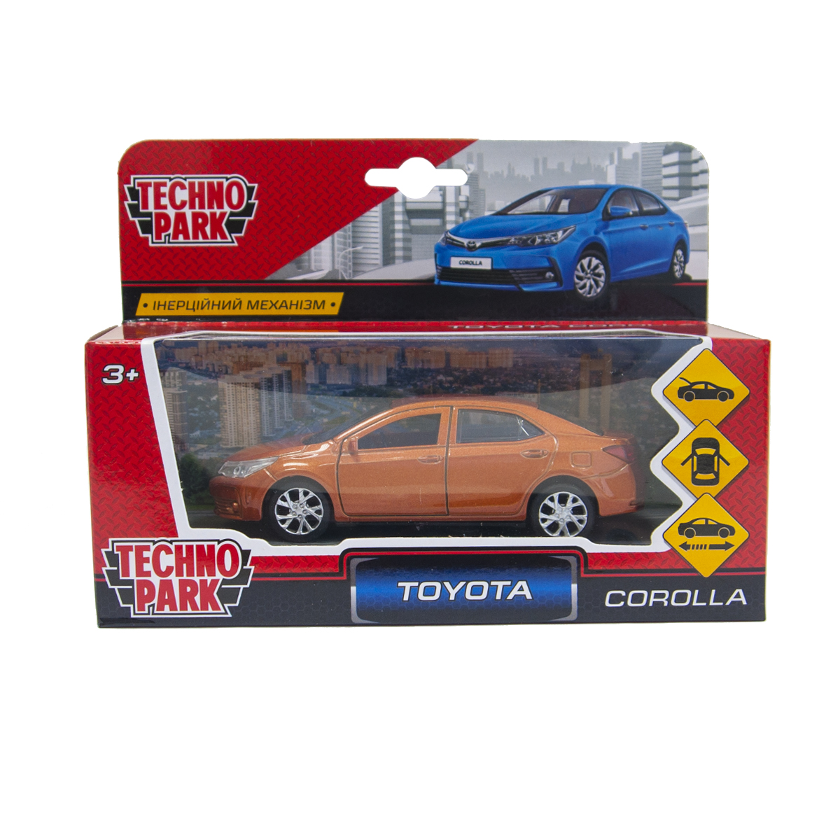 Автомодель Toyota Corolla Techno Drive 1:32 металева — превʼю 30