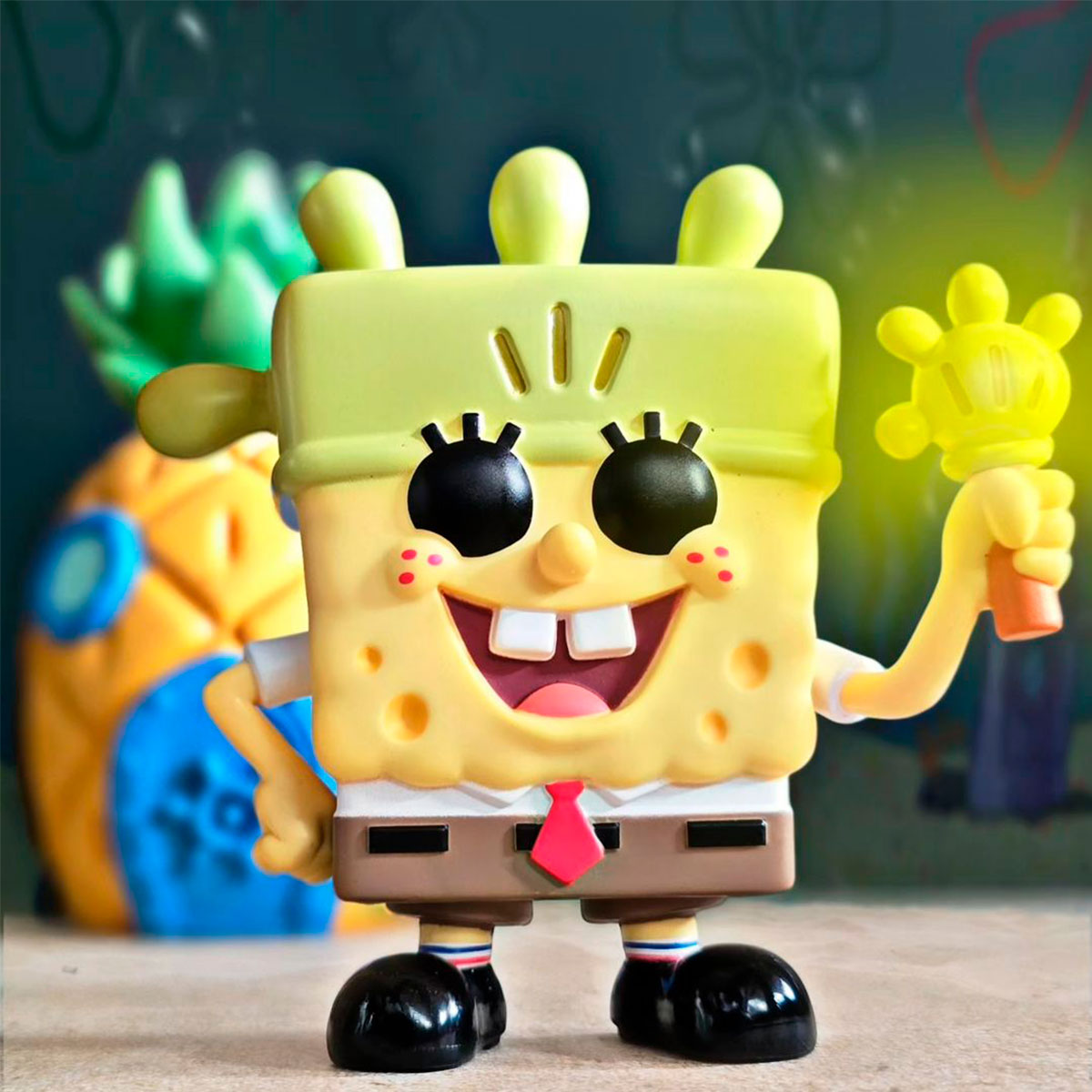 Ігрова фігурка Колекційна Funko POP Губка Боб - SpongeBob з ліхтариком Мульти — превʼю 5