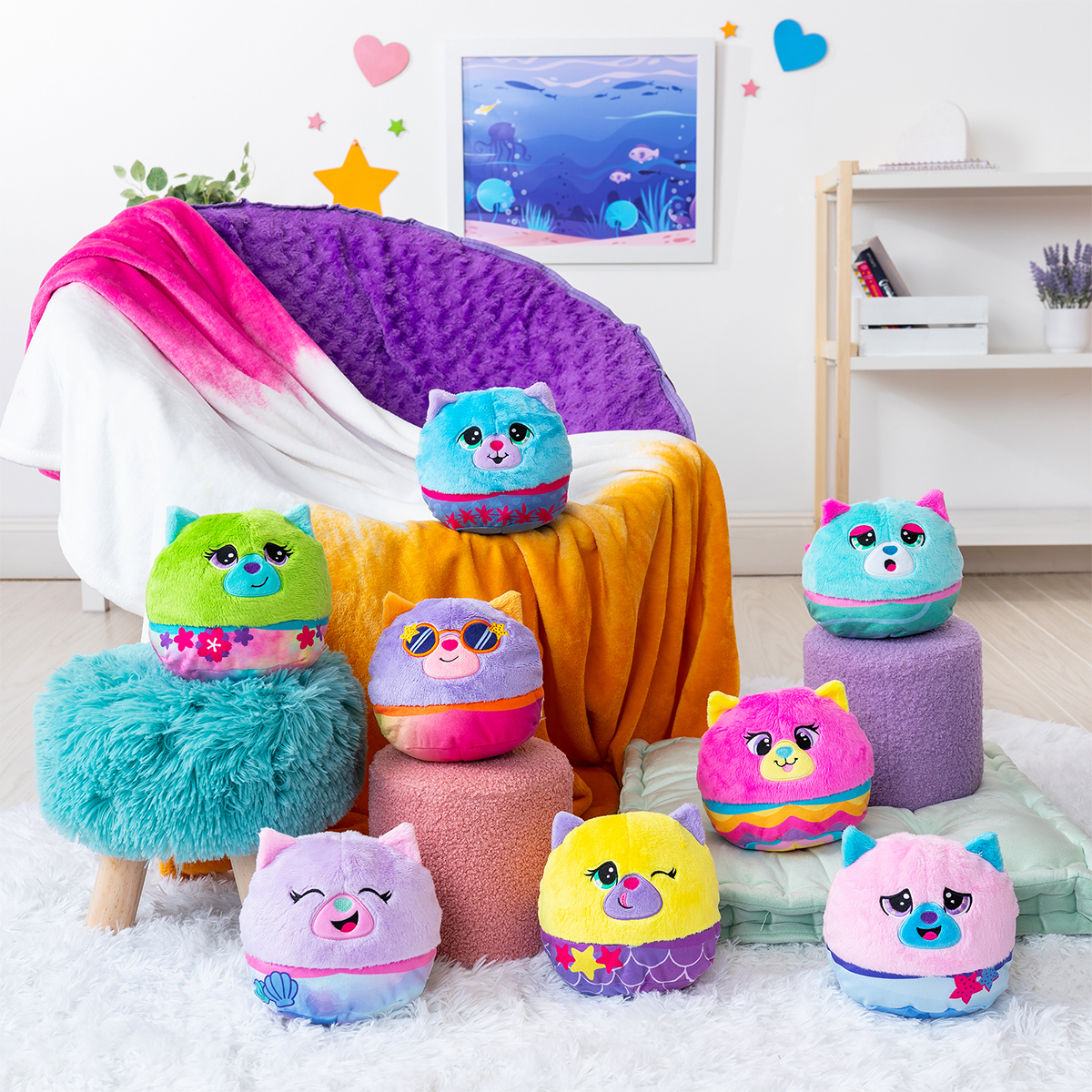 М'яка іграшка Misfittens – Кошеня в акваріумі (Kitten in Aquarium) – 25 см — превʼю 11