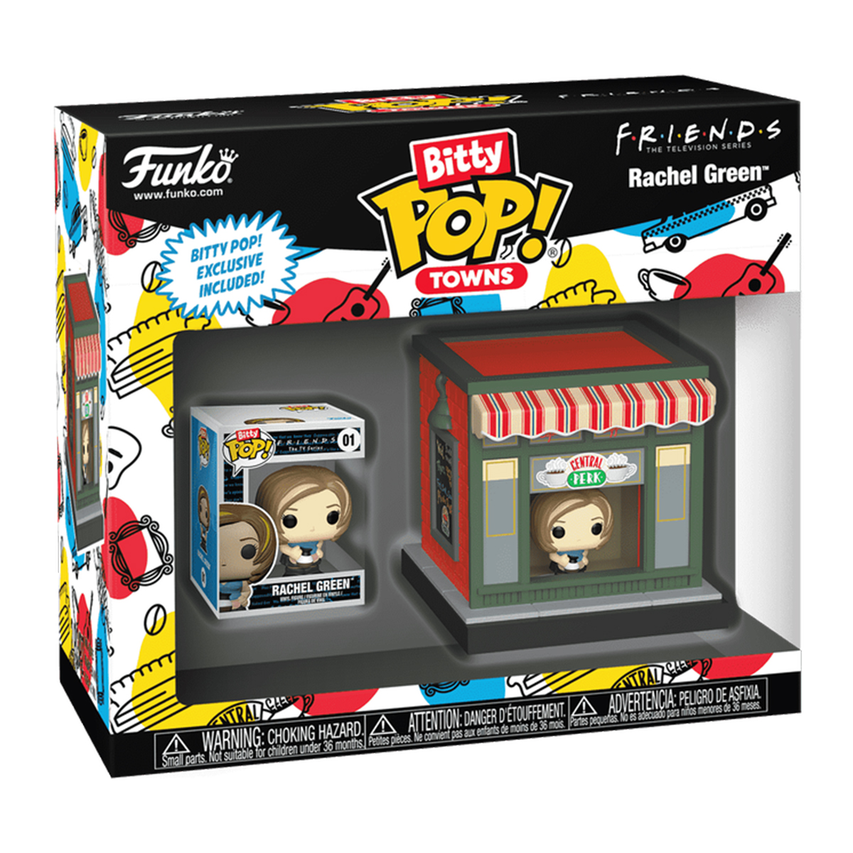 Фігурка Funko Pop Bitty Pop Town — Рейчел Ґрін (Rachel Green) — 2,54 см — превʼю 8