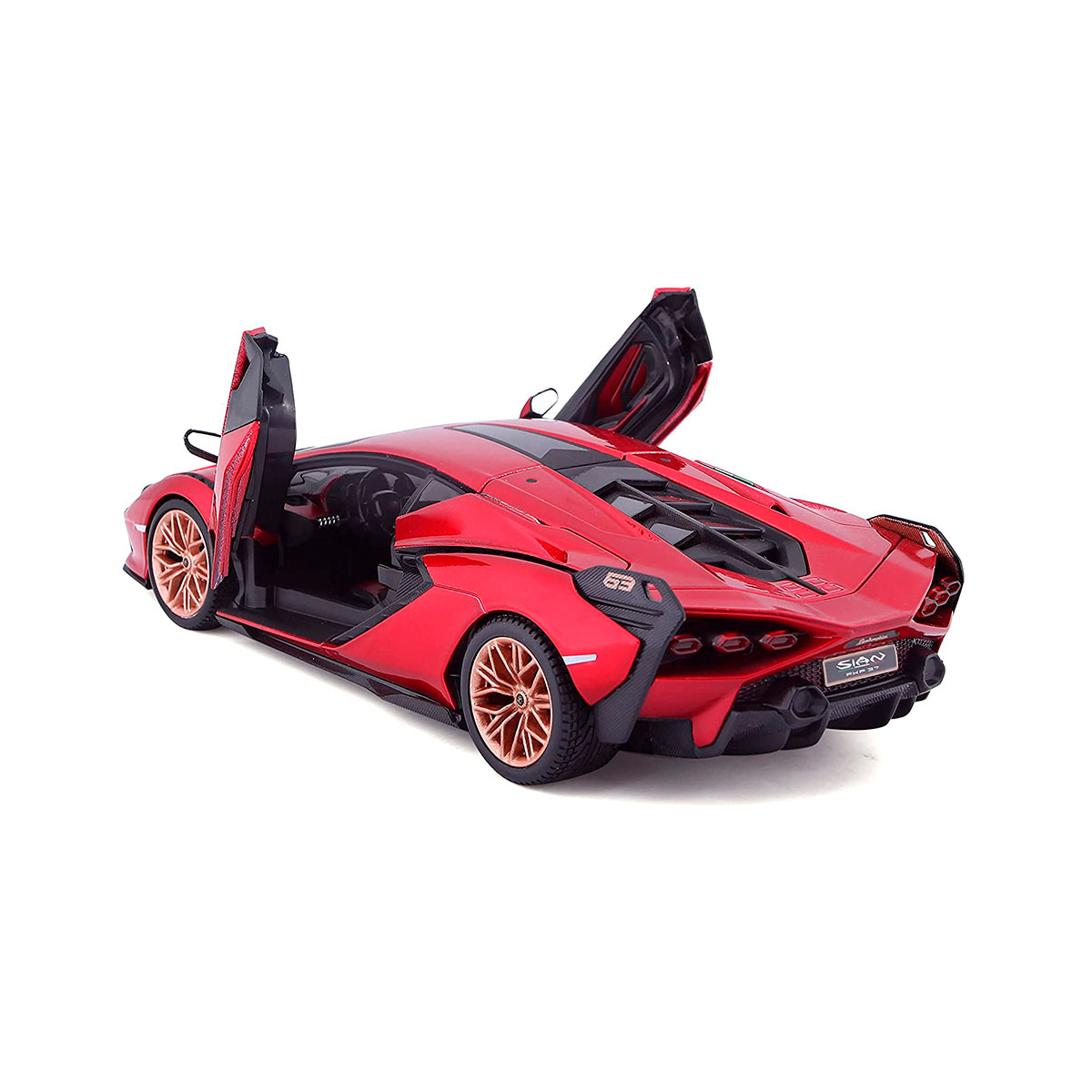 Автомодель Bburago Lamborghini Sian FKP 37 металева 1:24 — превʼю 15