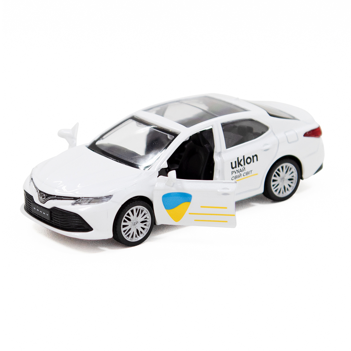 Автомодель TechnoDrive Toyota Camry Uklon металева Біла — превʼю 20