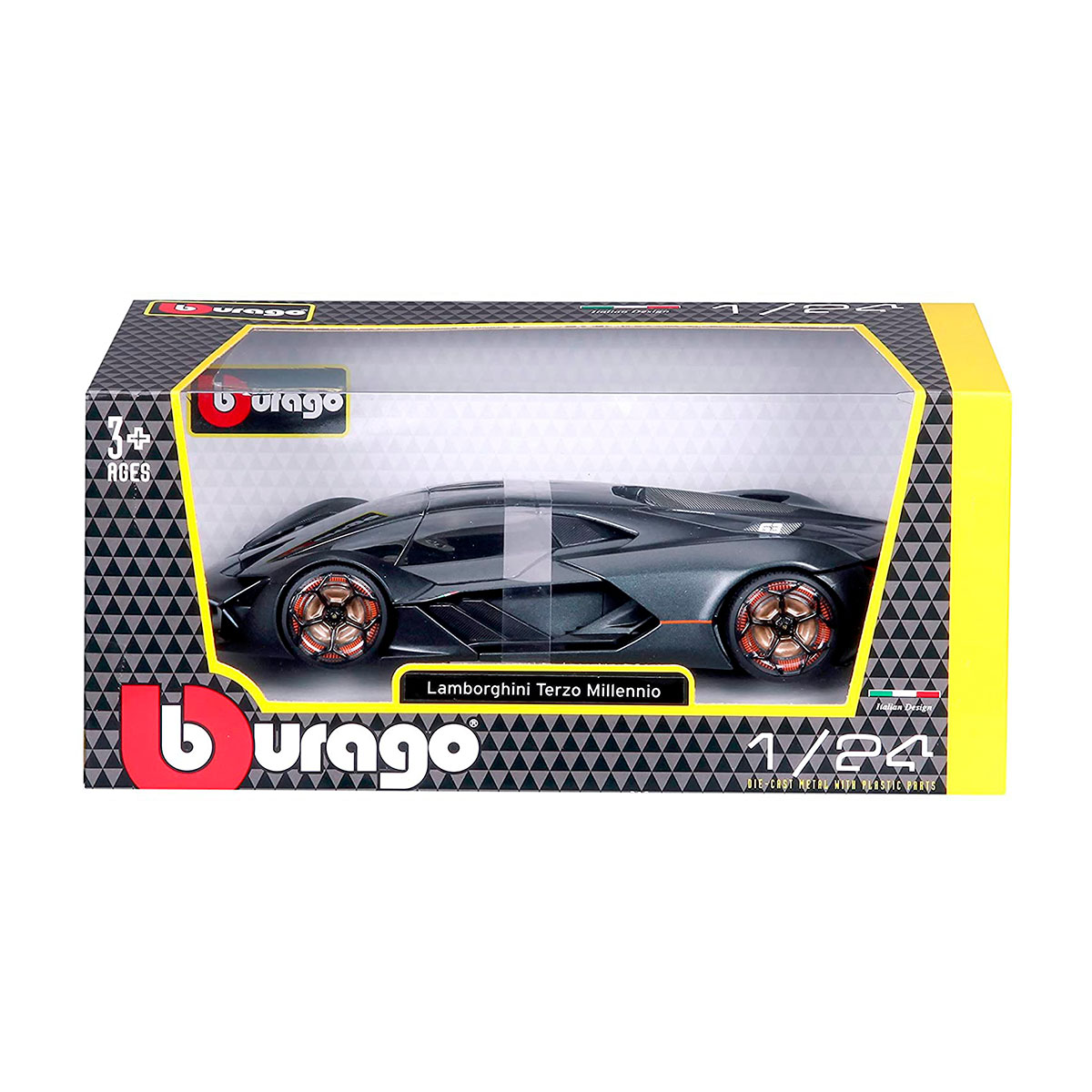 Автомодель Lamborghini Terzo Millennio Bburago 1:24 металева — превʼю 12
