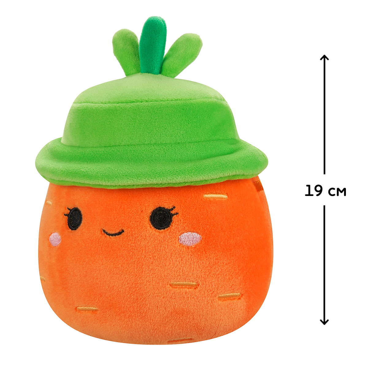 М'яка іграшка Squishmallows – Морквина Кароліна (Carina the Carrot) – 19 см — превʼю 8