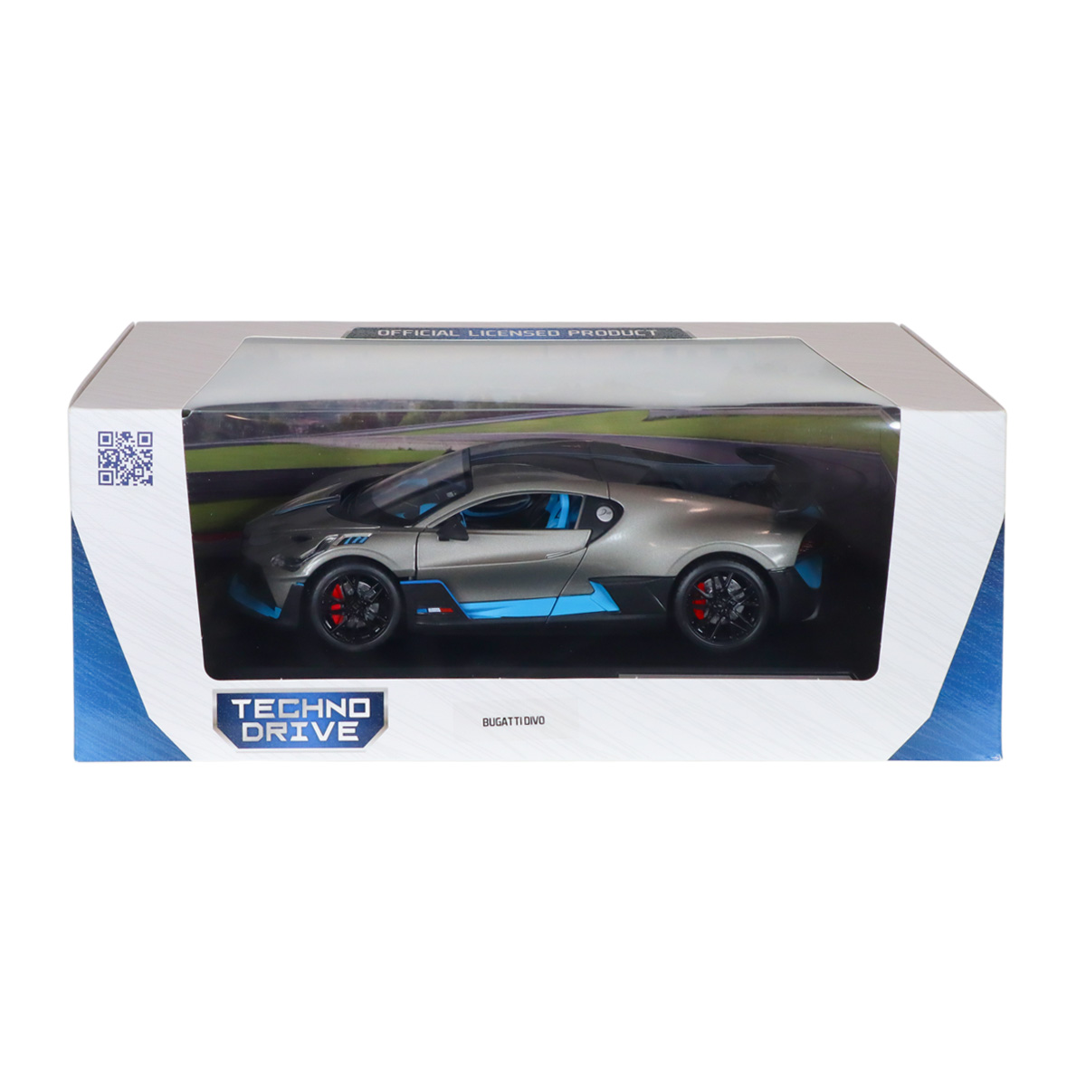Автомодель Techno Drive Bugatti Divo металева 1:18 Сіра — превʼю 22
