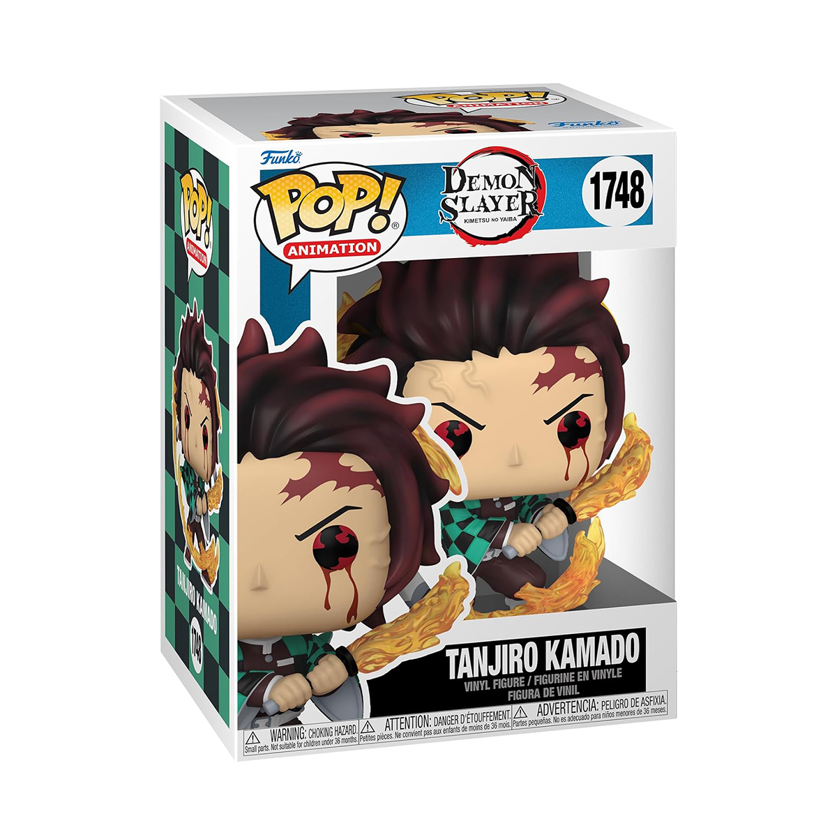Колекційна фігурка Funko POP - Тандзіро та Дихання Сонця Tanjiro Demon Slayer — превʼю 3
