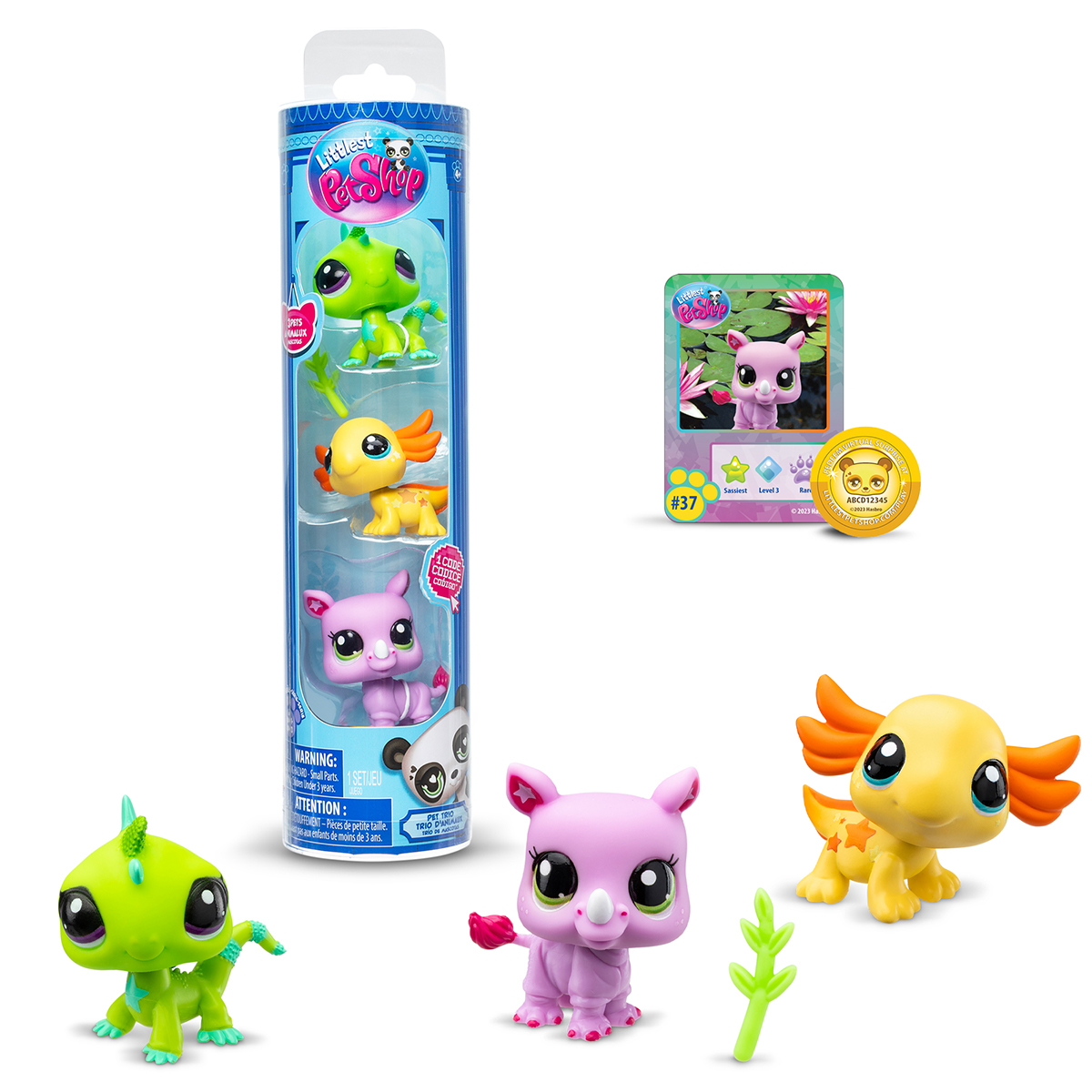 Ігровий набір дитячий Littlest Pet Shop Настрій дикої природи Hasbro 3 фігурки — превʼю 7