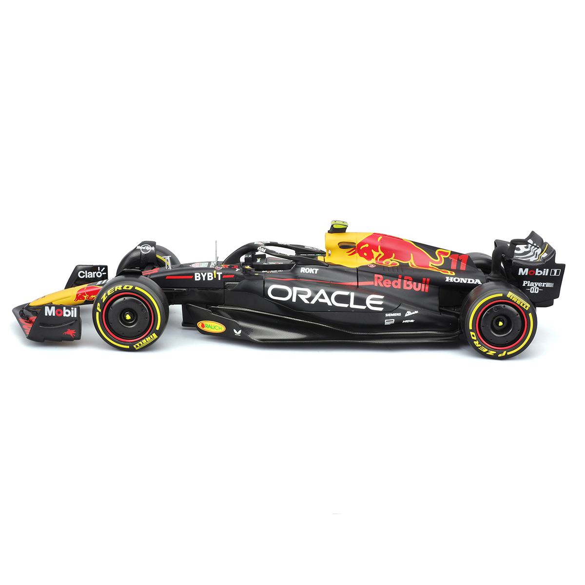 Автомодель Bburago Red Bull Racing RB19 з фігуркою 1:24 Чорна — превʼю 25