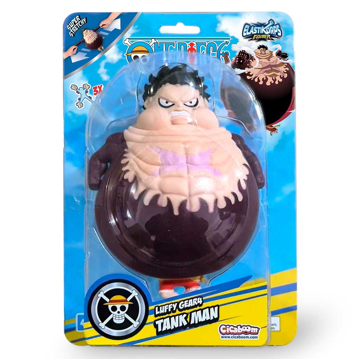 Стретч-іграшка Elastikorps серії One piece – Луффі 4 Гір. Людина-танк — превʼю 3