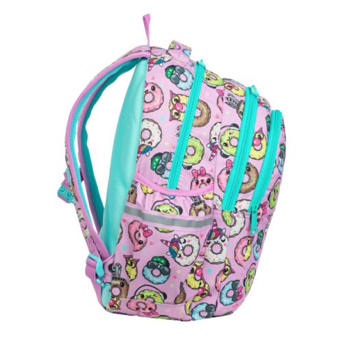 Рюкзак молодіжний CoolPack JOY S Happy Donuts 17х39х28 см Рожевий — превʼю 6
