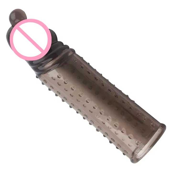 Насадка на пеніс "Roselex" - Графіт - 15*3,5 см
