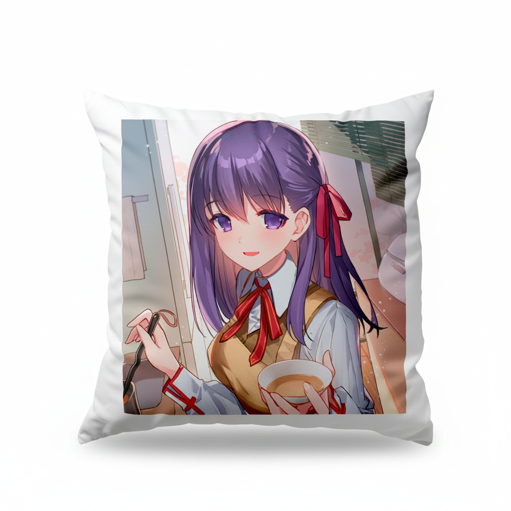 Подушка декоративна Fate-Zero Sakura Сакура 35x35 см (32059) — превʼю 2
