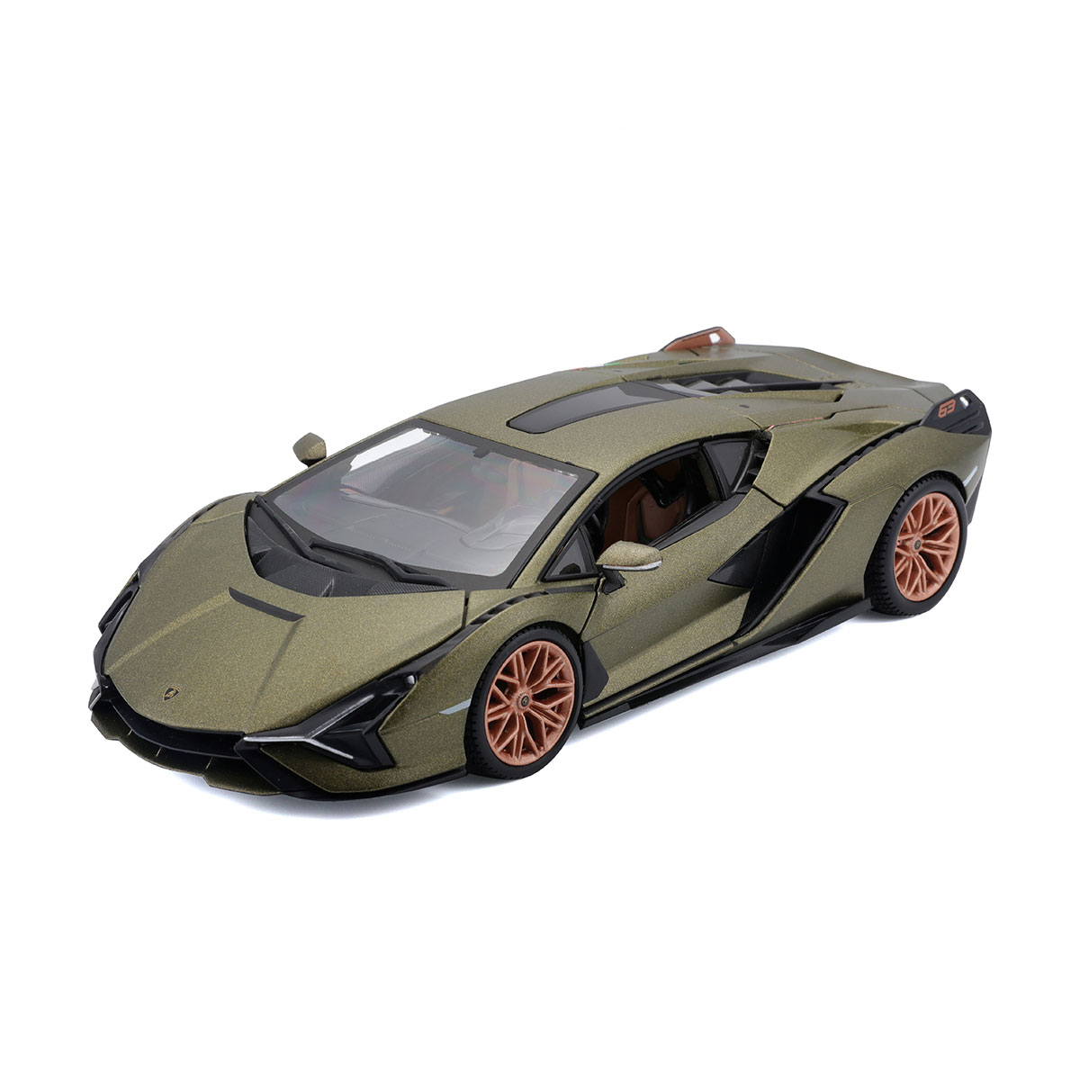 Автомодель Bburago Lamborghini Sian FKP 37 металева 1:24 — превʼю 10