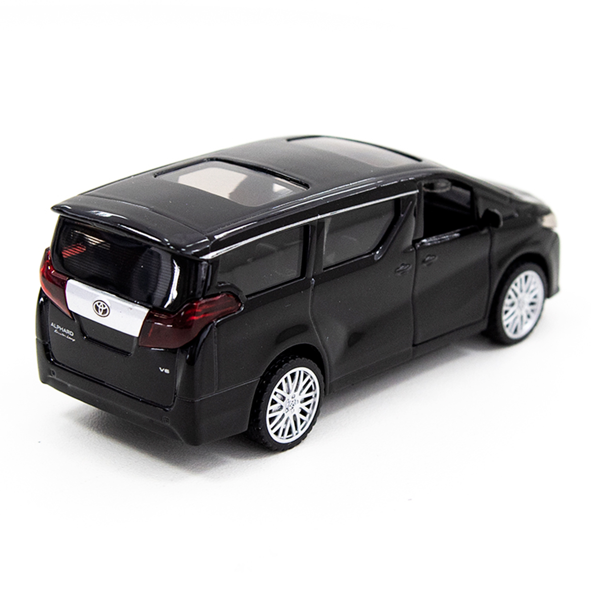 Автомодель Techno Drive Toyota Alphard металева Чорна — превʼю 20