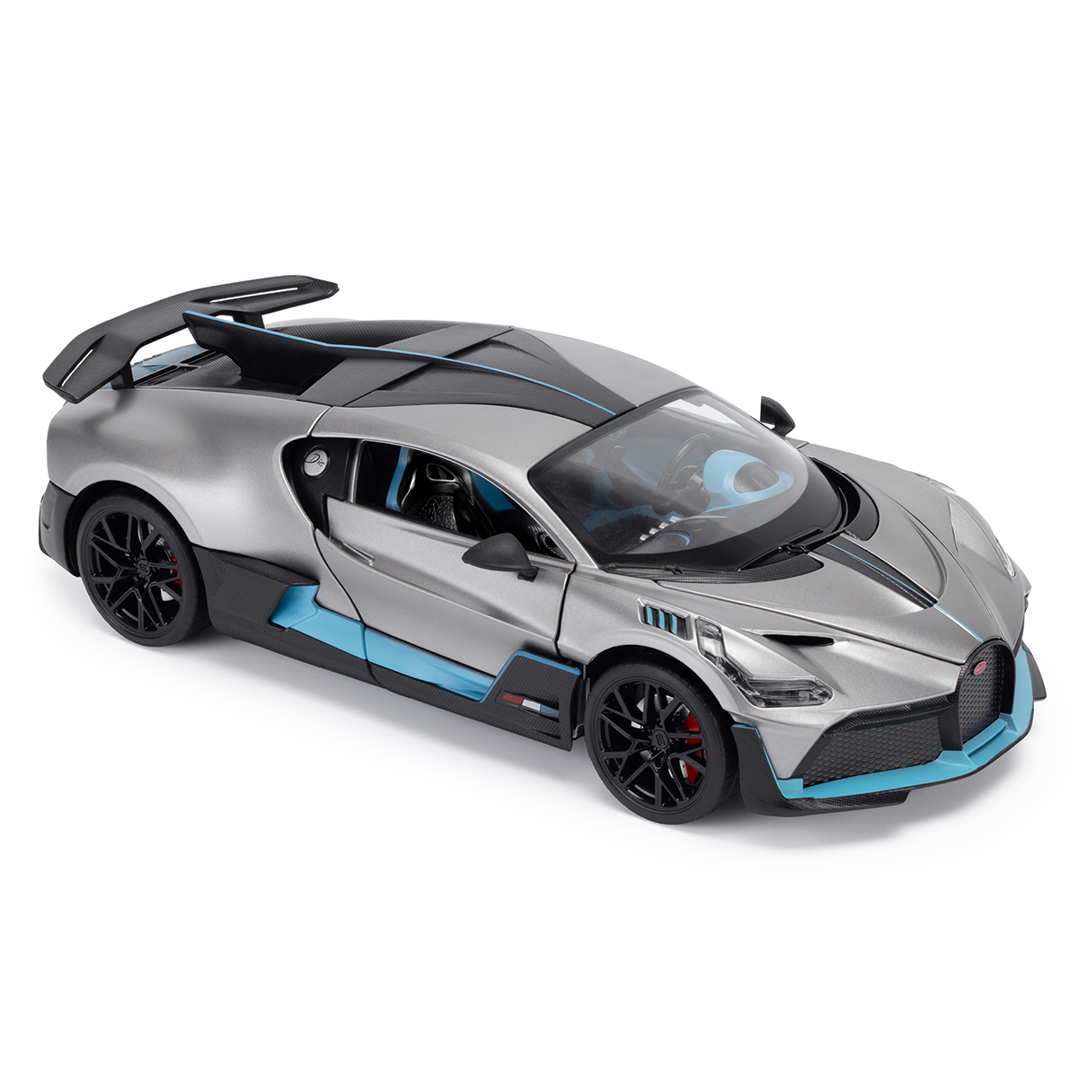 Автомодель Techno Drive Bugatti Divo металева 1:18 Сіра — превʼю 29
