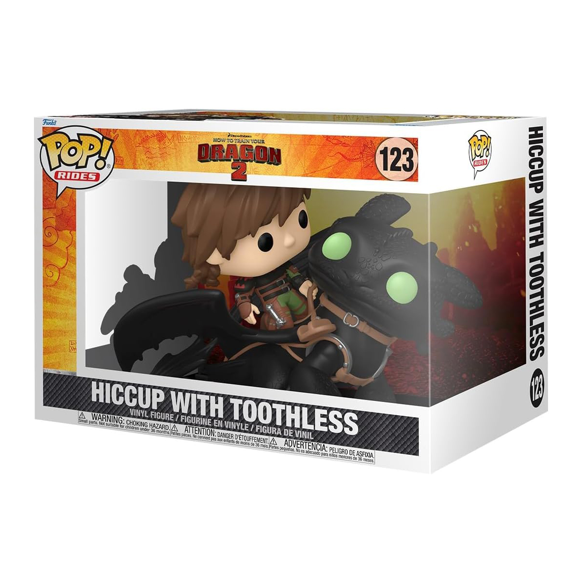 Ігрова фігурка Колекційна Funko POP Hiccup with Toothless Гикавка з Беззубиком — превʼю 4
