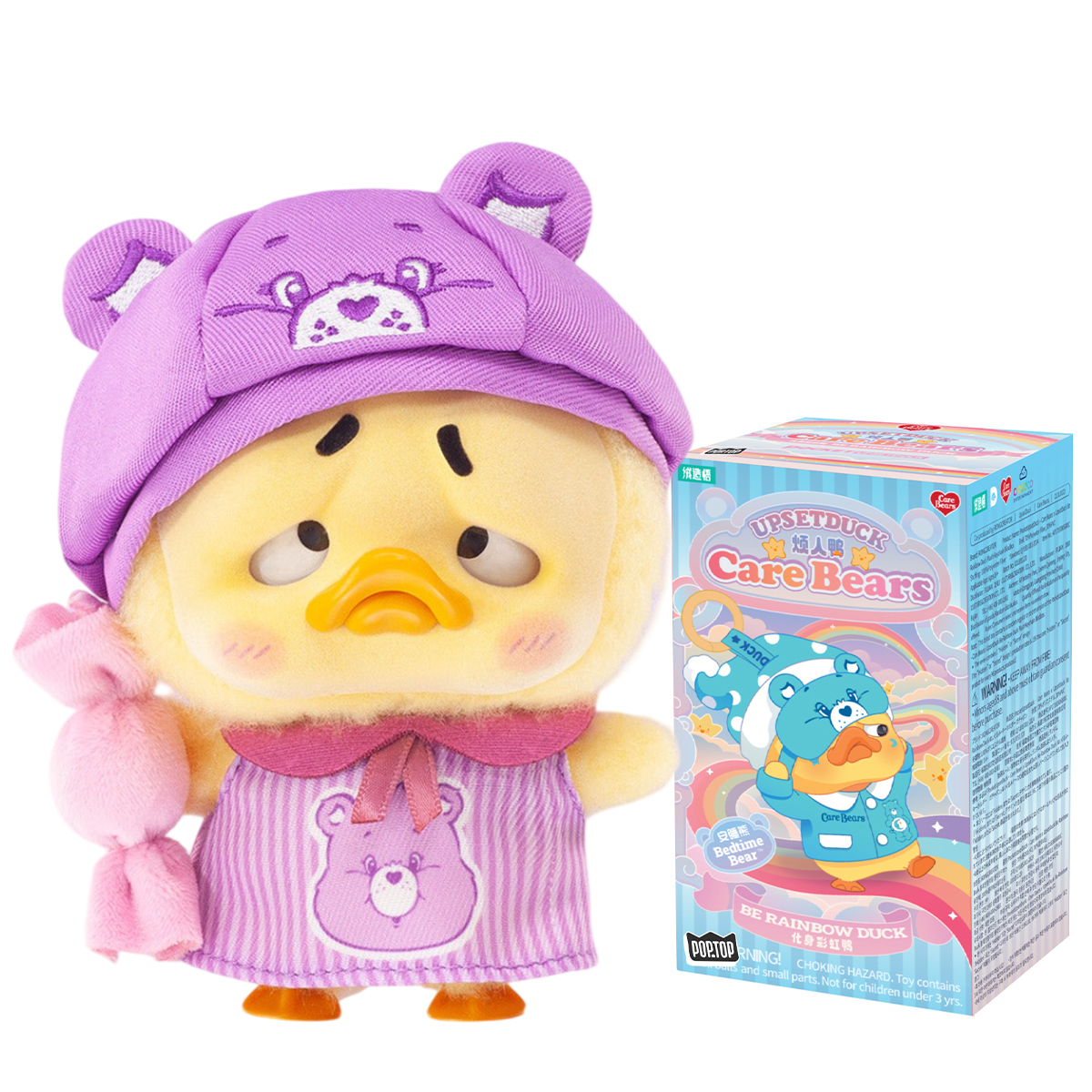 М'яка іграшка Pop Top Upset Duck x Care Bears — Будь веселкою (Be Rainbow) — превʼю 10
