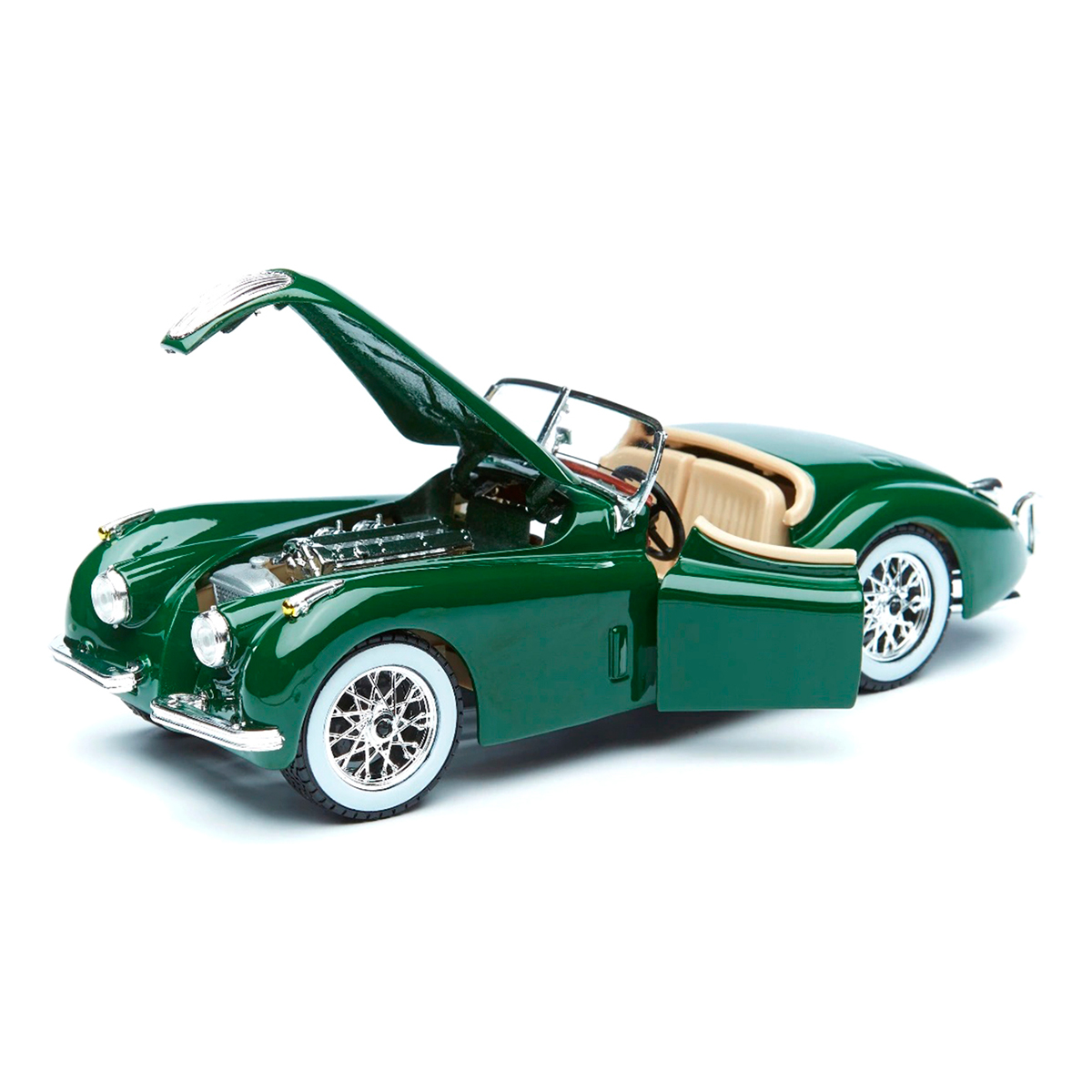 Колекційна автомодель Jaguar XK 120 1951 Bburago 1:24 металева — превʼю 15