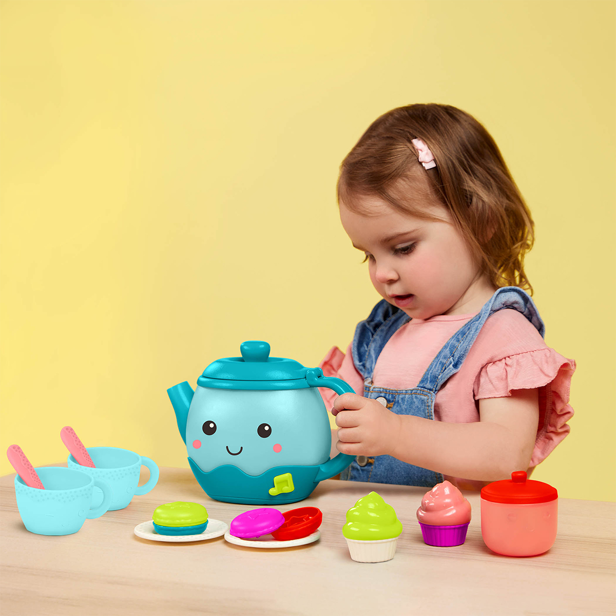 Ігровий набір Музичне чаювання 17 предметів дитячий для рольових ігор Multicolor — превʼю 17