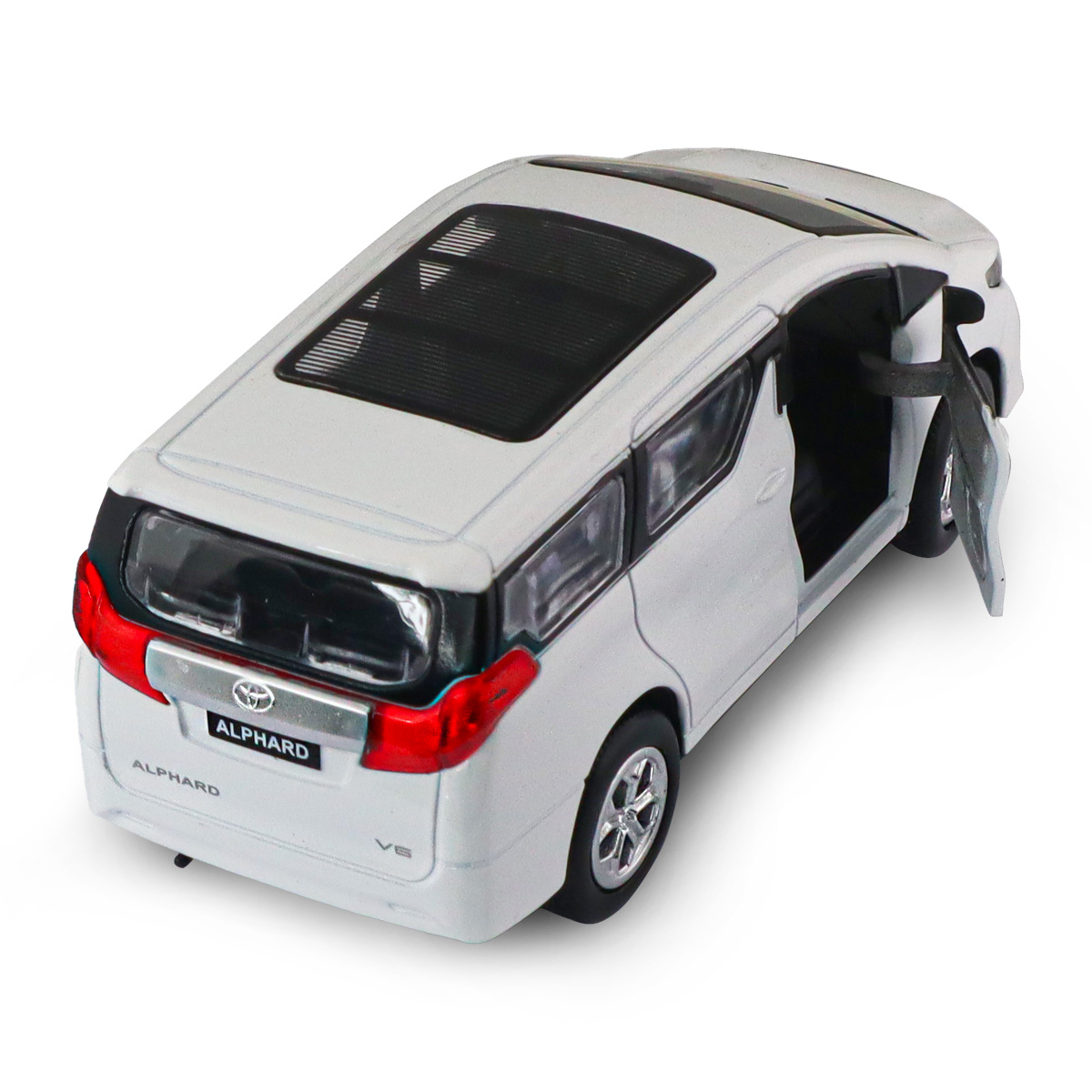 Автомодель Toyota Alphard Techno Drive 1:40 Біла металева — превʼю 17