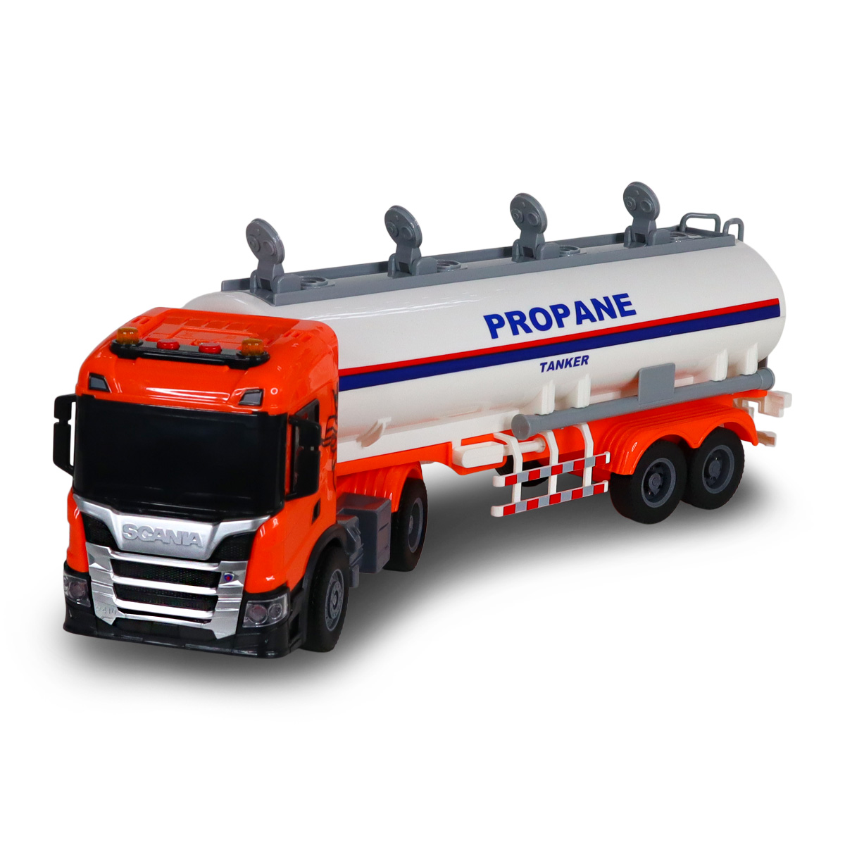 Автомодель Techno Drive Large Truck Автоцистерна Scania 42 см зі світлом та звуком — превʼю 26