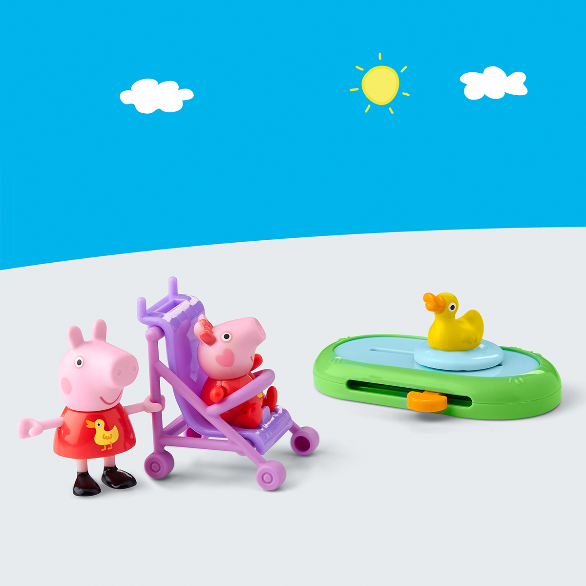 Ігровий набір Peppa Pig Моменти з Пеппою Сестрички на прогулянці з візочком — превʼю 12