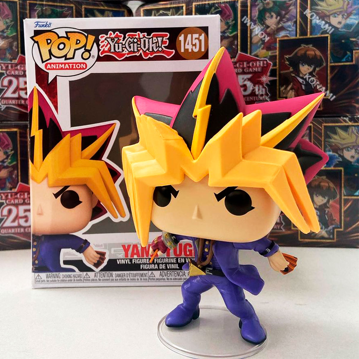 Колекційна ігрова фігурка Funko Pop Yami Yugi Yu-Gi-Oh - Ямі Югі Багатоколірна — превʼю 8