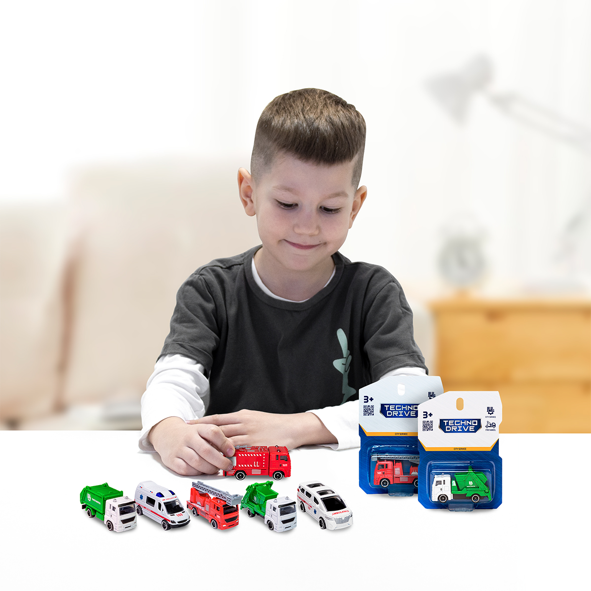 Машинка ігрова TechnoDrive Міська служба 1:64 — превʼю 28