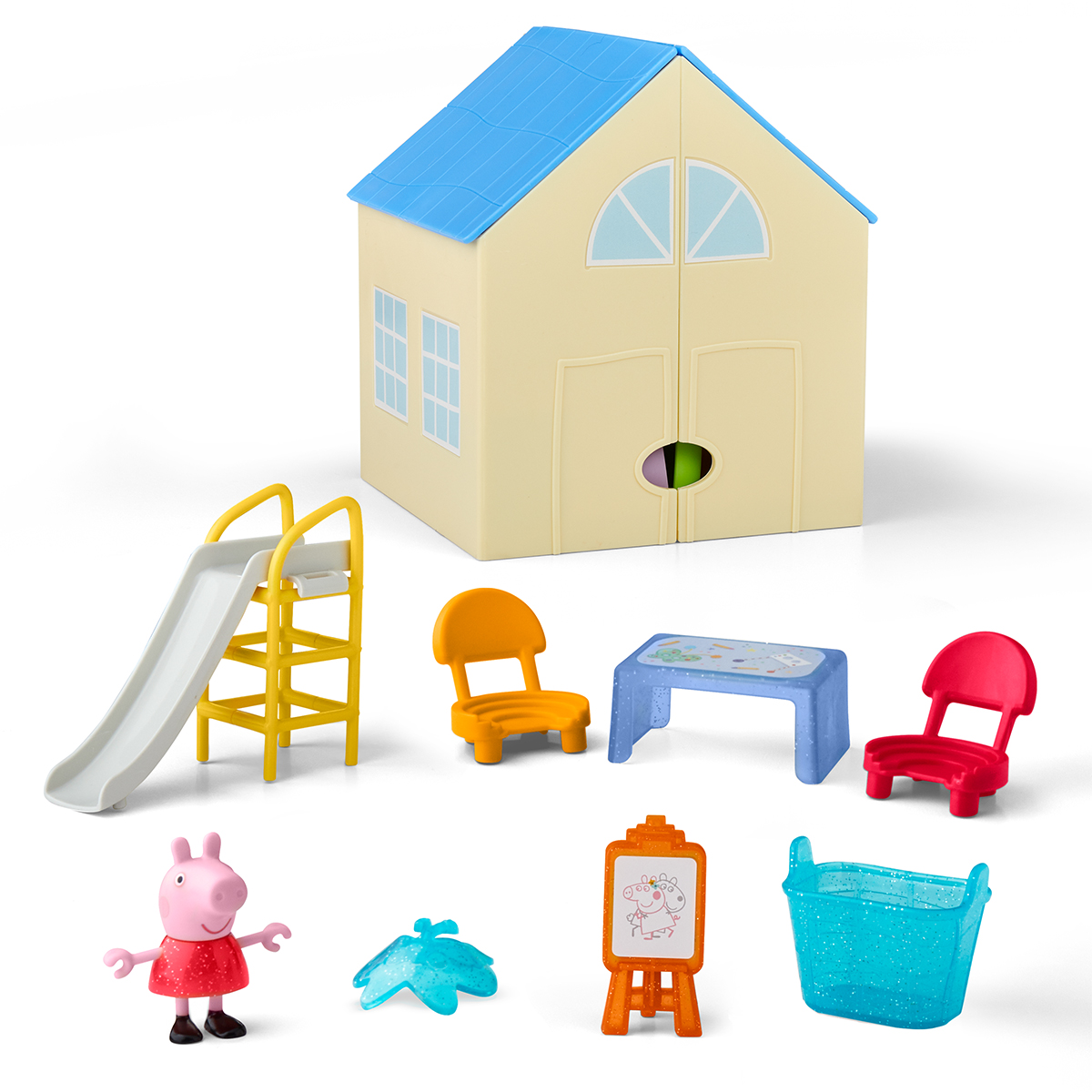 Ігровий набір дитячий садок Пеппи з фігуркою Peppa Pig Pop-Up 7.5 см Багатоколірний — превʼю 15