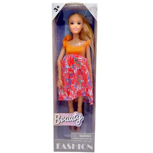 Лялька вагітна Fashion Beauty 29 см Помаранчева