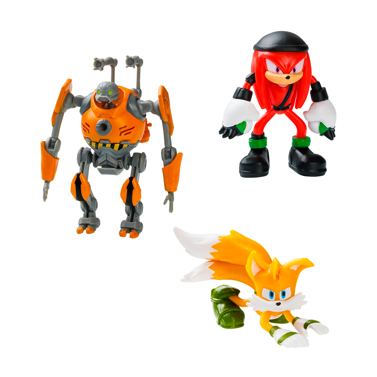 Набір ігрових фігурок Sonic Prime 3 шт Еґфорсер Наклз Тейлз — превʼю 4
