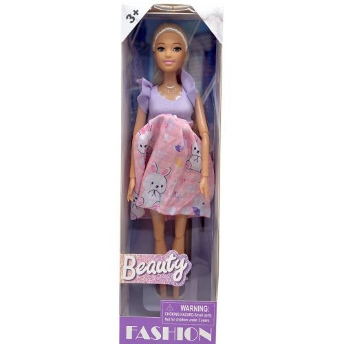 Лялька вагітна Fashion Beauty 29 см Бузкова