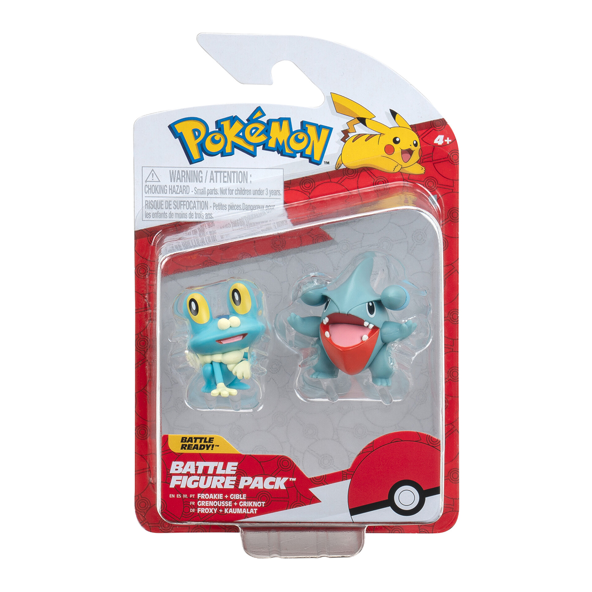 Набір ігрових фігурок Pokemon W16 Гібл і Фрокі 2 шт — превʼю 5