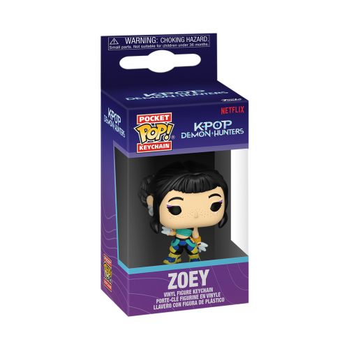 Фігурка-брелок Funko Pop! Кейпоп-мисливиці на демонів Зої 10 см Різнобарвна — превʼю 3