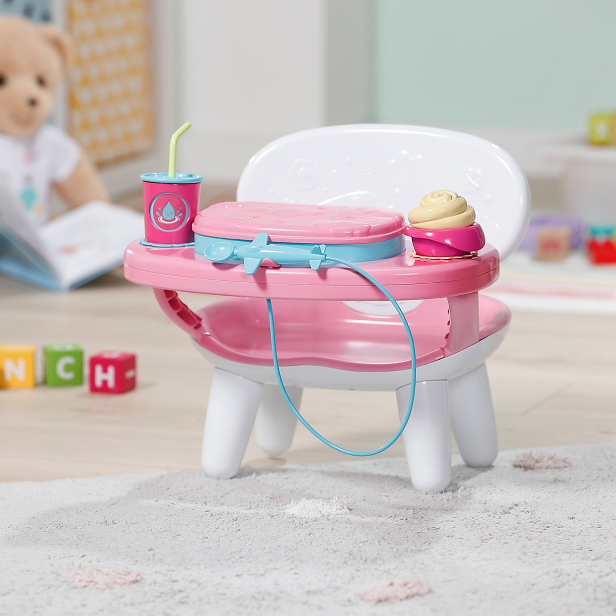 Інтерактивний столик для годування ляльки Baby Born S2 Час обіду зі звуком та світлом — превʼю 14