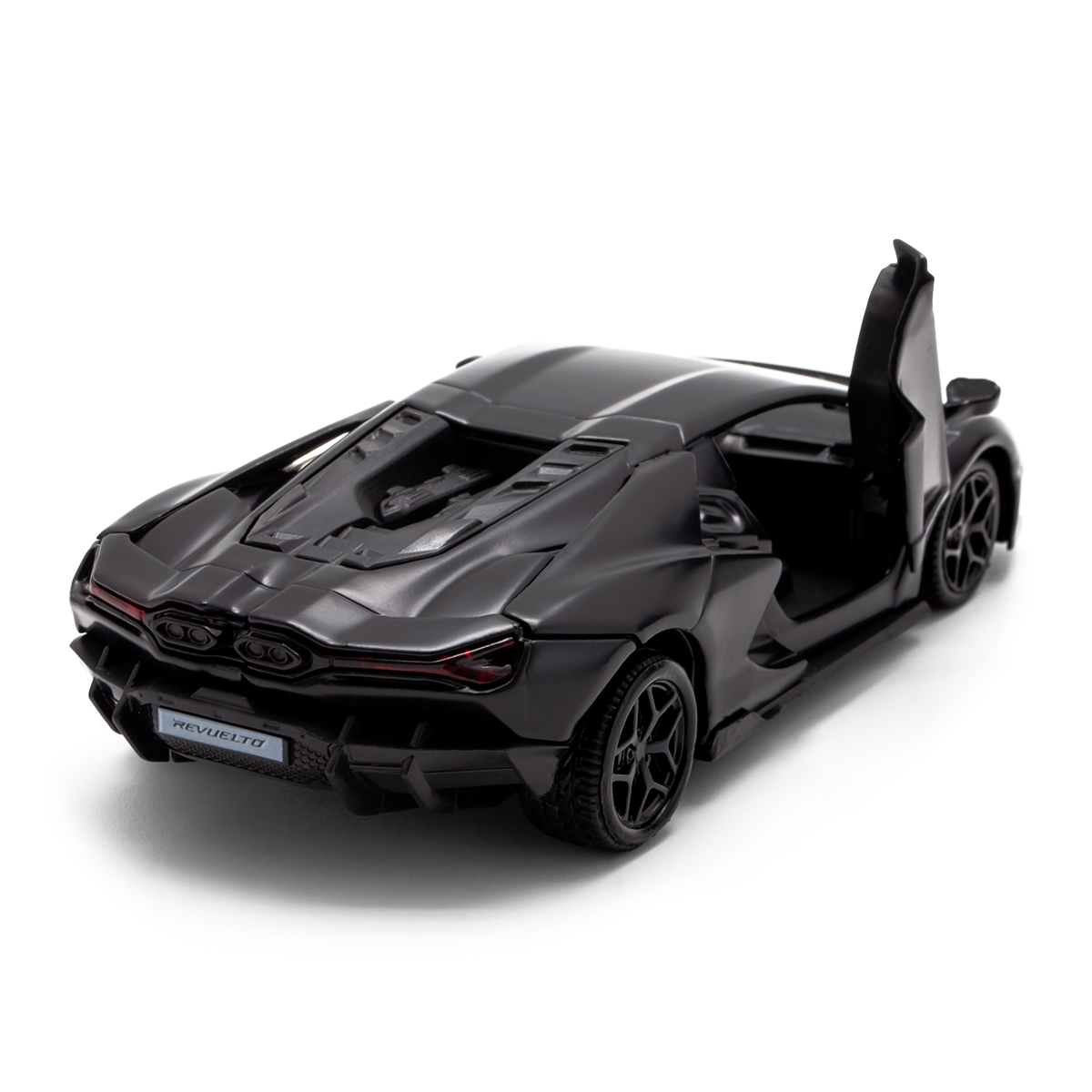 Автомодель Lamborghini Revuelto Techno Drive металева 1:39 Матова чорна — превʼю 17