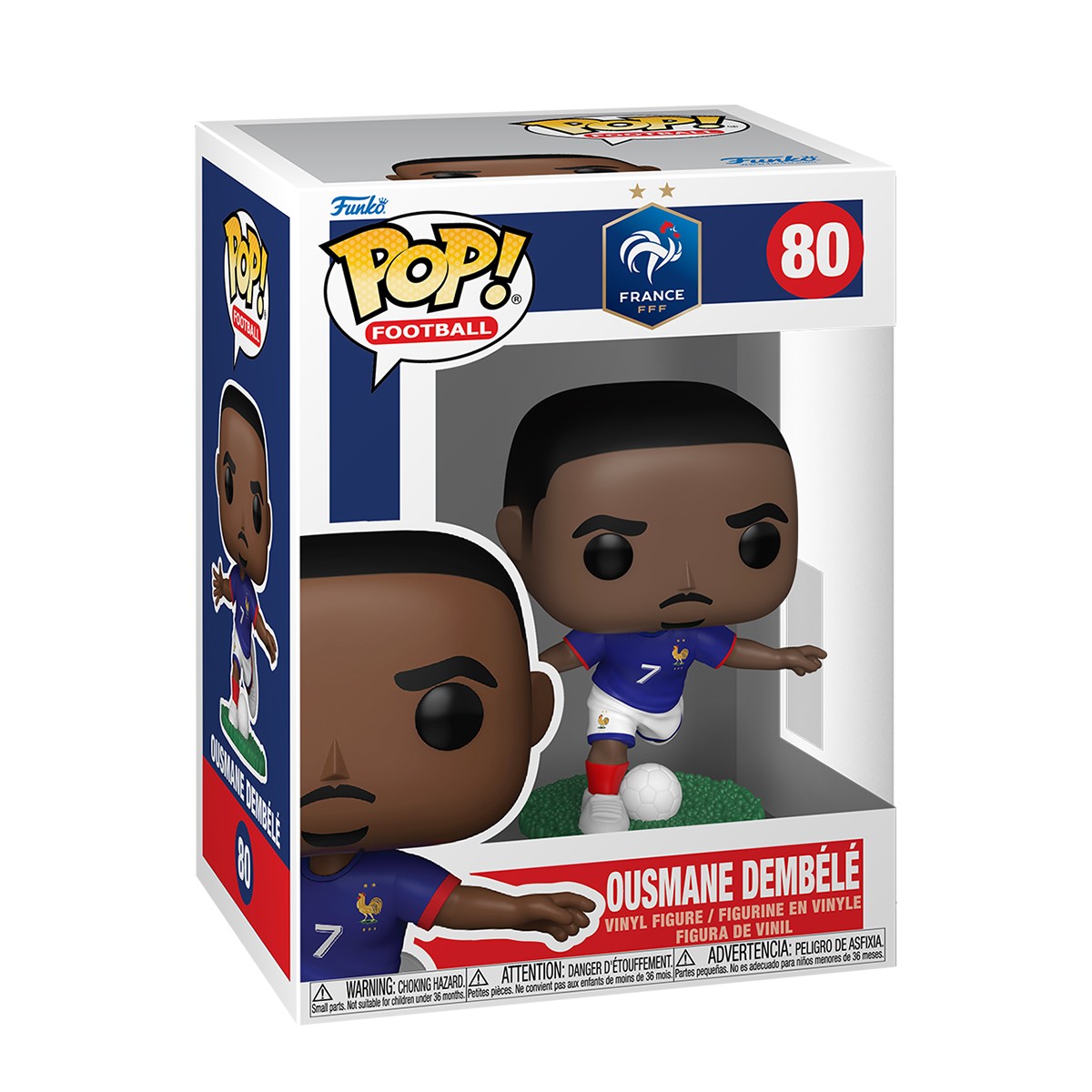 Ігрова колекційна фігурка Футбол Ousmane Dembele Funko POP Усман Дембеле Мультиколір — превʼю 7