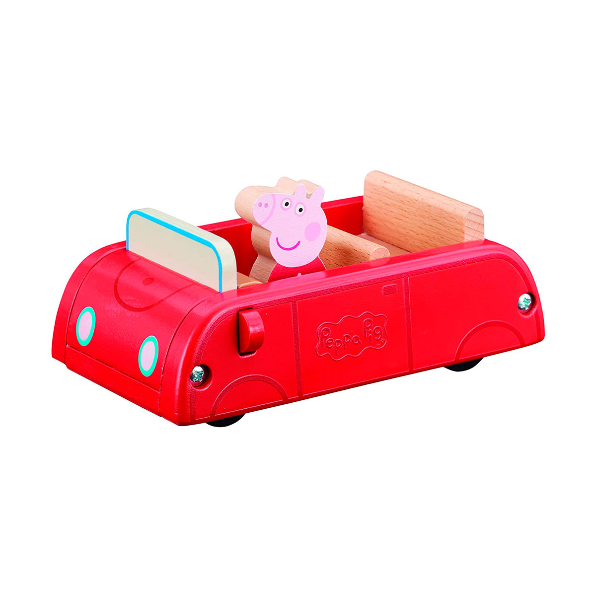 Дерев'яний ігровий набір Машина Пеппи Peppa Pig 15.3x9.7x7 см для малюків — превʼю 5