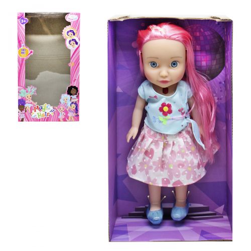 Лялька дитяча Magic hair з волоссям та музичними ефектами 32 см Warm Baby Різнокольорова
