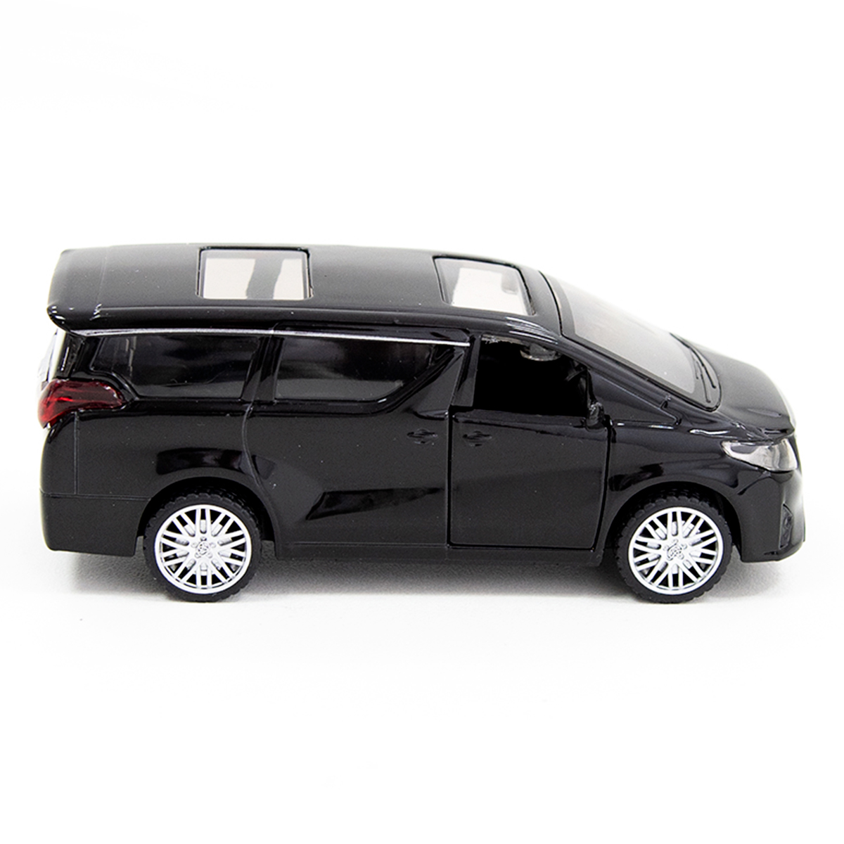 Автомодель Techno Drive Toyota Alphard металева Чорна — превʼю 21