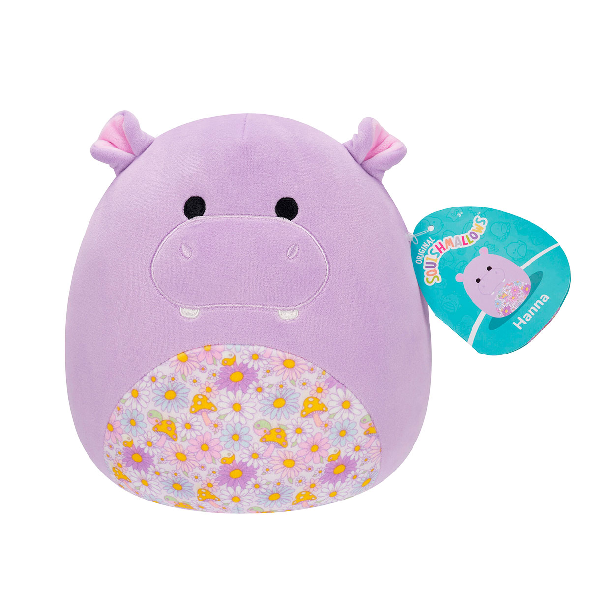 М'яка іграшка Squishmallows — Бегемот Ханна (Hannah) — 19 см — превʼю 14