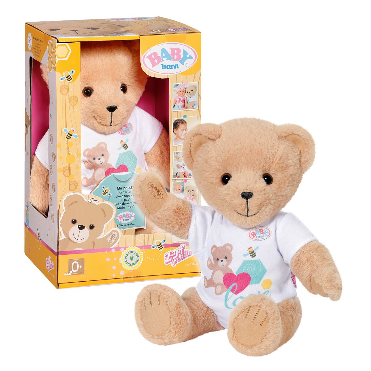 М'яка іграшка Baby Born – Ведмедик Тедді (Teddy Bear) – Плюшевий — превʼю 12