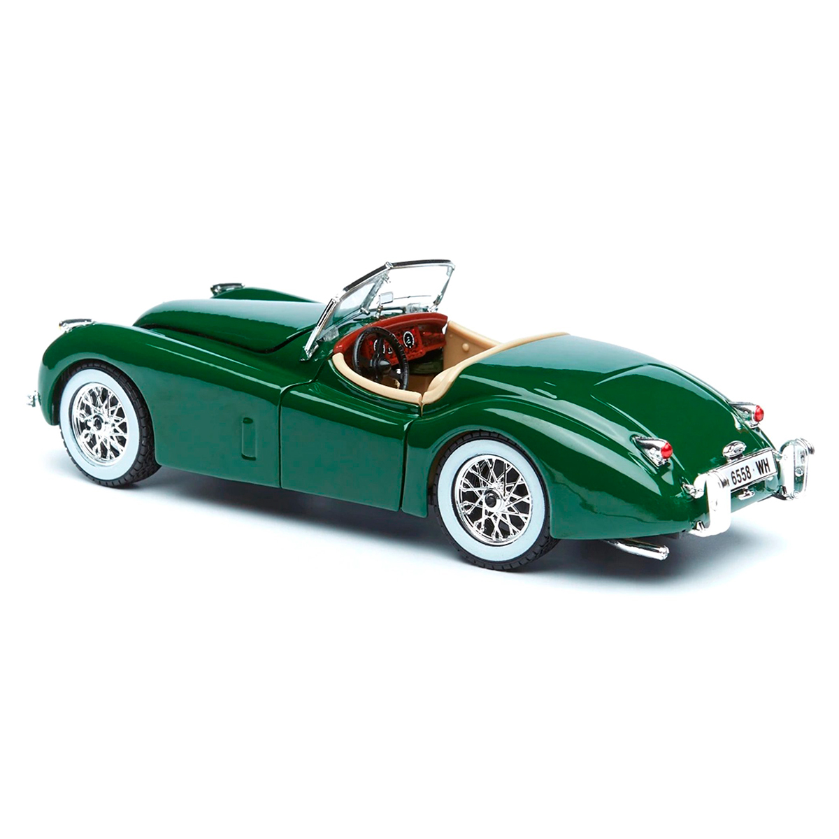 Колекційна автомодель Jaguar XK 120 1951 Bburago 1:24 металева — превʼю 14