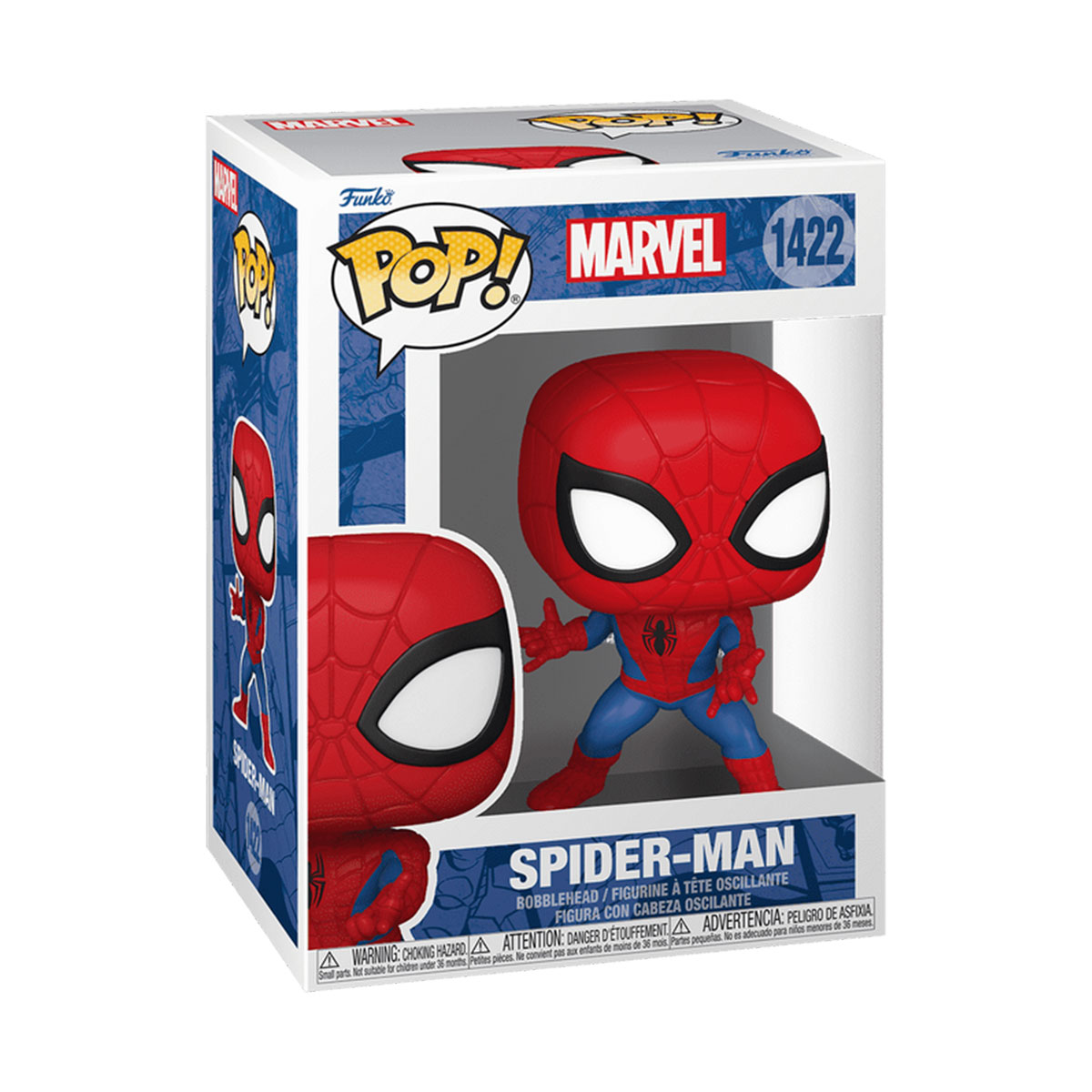 Ігрова фігурка Funko POP! Marvel Людина-Павук 9,6 см — превʼю 1